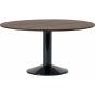 Muuto - Midst Esstisch Ø140 cm Eiche dunkel geölt / Schwarz
