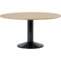 Muuto - Midst Esstisch Ø140 cm Eiche geölt / Schwarz