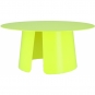 Jan Kurtz - Feel Neon Beistelltisch Ø 80 cm | Leuchtgelb