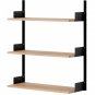 New Works - Wandregal 900 Eiche / Schwarz
