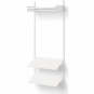 New Works - Wardrobe Regal 1 Weiß / Weiß