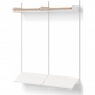 New Works - Wardrobe Regal 2 Eiche / Weiß