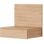 New Works - Tana Wall Mounted Nachttisch Eiche