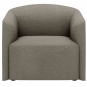 New Works - Shore Lounge Sessel mit verlängerter Basis Taupe (Marlon)