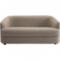 New Works - Covent Sofa 2-Sitzer tief Hanf (Nevotex Barnum)