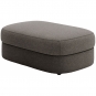 New Works - Covent Pouf Hocker M | Taupe dunkel (Nevotex Barnum)