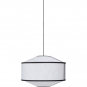 New Works - Kite Pendelleuchte Weiß/Schwarz | Ø65 cm