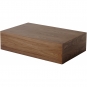 New Works - Mass Couchtisch hoch Walnuss | ohne Schublade