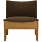 New Works - Tenon Lounge Sessel Eiche Natur / Mocha (Drake)