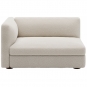 New Works - Coda Modulsofa breites Modul Links (Modul 31) | Spacedust (Zinc Drake Z699/02)
