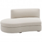 New Works - Coda Modulsofa gebogenes Open-End-Modul Links (Modul 32) | Spacedust (Zinc Drake Z699/02)