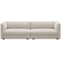 New Works - Coda Modulsofa Konfiguration 1 Spacedust (Zinc Drake Z699/02)