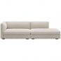 New Works - Coda Modulsofa Konfiguration 2 Spacedust (Zinc Drake Z699/02)