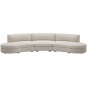 New Works - Coda Modulsofa Konfiguration 8 Spacedust (Zinc Drake Z699/02)