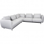 Cane-line - Aura Ecksofa mit hohen Armlehnen Hellgrau (Ambience)