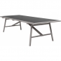 Cane-line - Sticks Esstisch Aluminium Taupe | Nero schwarz