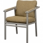 Cane-line - Sticks Stuhl Aluminium Taupe | Kurkuma gelb (Cane-line Rise)