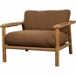 Cane-line - Sticks Loungesessel Teak | Bernsteinbraun (Cane-line Rise)