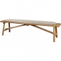 Cane-line - Sticks Bank mit Sitzkissen Teak | Taupe (Cane-line Free)