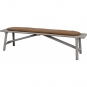 Cane-line - Sticks Bank mit Sitzkissen Aluminium Taupe | Bernsteinbraun (Cane-line Rise)