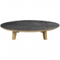Cane-line - Aspect Couchtisch Ø144 Fossil schwarz (Keramik)