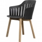 Cane-line - Choice Armlehnstuhl Outdoor 4 Beine | Teak | Schwarz