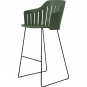 Cane-line - Choice Barhocker Outdoor Kufen, Schwarz | Dunkelgrün