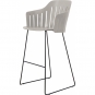 Cane-line - Choice Barhocker Outdoor Kufen, Schwarz | Taupe