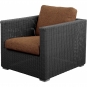 Cane-line - Chester Loungesessel Graphit | Bernsteinbraun (Rise)
