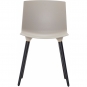 Andersen Furniture - TAC Stuhl Grau RAL 7030 (Beine: Schwarz lackiert)