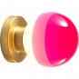Marset - Dipping Light A2-13 Wand-/Deckenleuchte Rosa / Messing gebürstet