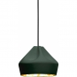 Marset - Pleat Box 24 Pendelleuchte Dunkelgrün / Gold