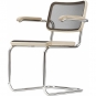 Thonet - S 64 N Freischwinger TP 107 Aufgehellt (Gestell: Chrom Standard)