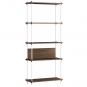 Moebe - Shelving System s.200.1.A Regal, Einfach Eiche geräuchert/Weiß