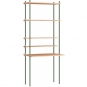 Moebe - Shelving System s.200.1.E Regal, Einfach Eiche/Kieferngrün