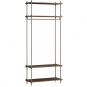 Moebe - Shelving System s.200.1.F Regal, Einfach Eiche geräuchert/Warmes Grau