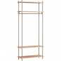 Moebe - Shelving System s.200.1.F Regal, Einfach Eiche/Warmes Grau