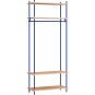 Moebe - Shelving System s.200.1.F Regal, Einfach Eiche/Tiefblau