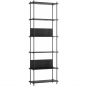 Moebe - Shelving System s.255.1.A Regal, Einfach Eiche/Schwarz