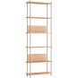 Moebe - Shelving System s.255.1.A Regal, Einfach Eiche/Warmes Grau