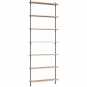 Moebe - Wall Shelving ws.230.1 Wandregal, Einfach Eiche/Kieferngrün