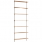 Moebe - Wall Shelving ws.230.1 Wandregal, Einfach Eiche/Warmes Grau