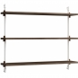 Moebe - Wall Shelving ws.65.1 Wandregal, Einfach Eiche geräuchert/Weiß