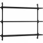Moebe - Wall Shelving ws.65.1 Wandregal, Einfach Schwarz/Schwarz