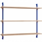 Moebe - Wall Shelving ws.65.1 Wandregal, Einfach Eiche/Tiefblau