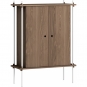 Moebe - Shelving System s.115.1.C Regal, Einfach Eiche geräuchert/Weiß