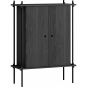 Moebe - Shelving System s.115.1.C Regal, Einfach Schwarz/Schwarz