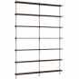 Moebe - Wall Shelving ws.230.2.B Wandregal, Doppelt Eiche geräuchert/Warmes Grau