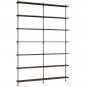 Moebe - Wall Shelving ws.230.2.B Wandregal, Doppelt Eiche geräuchert/Kiefergrün