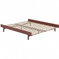 Moebe - Bett 150 cm mit Lattenrost Terracotta | Ohne Tische